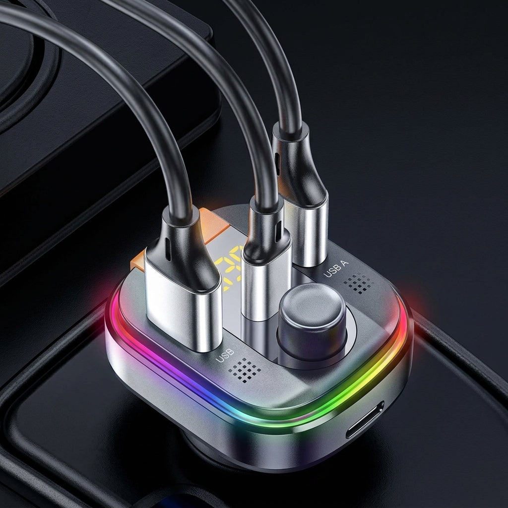 FM Transmitter Car Charger