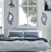 Mirror Wall Decor Mounted Art Leaf Mirror