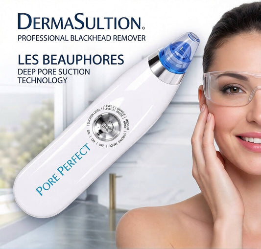 Blackhead Remover Vacuum – 5 Suction Levels & 4 Probes