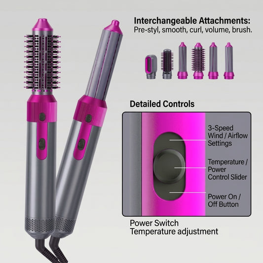 Hot Air Brush (5-in-1)