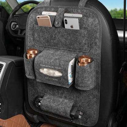 Multi-Pocket Backseat Car Storage Organizer