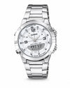 Casio Illuminator Analog-Digital Stainless Steel Watch – 50M Water Resistant