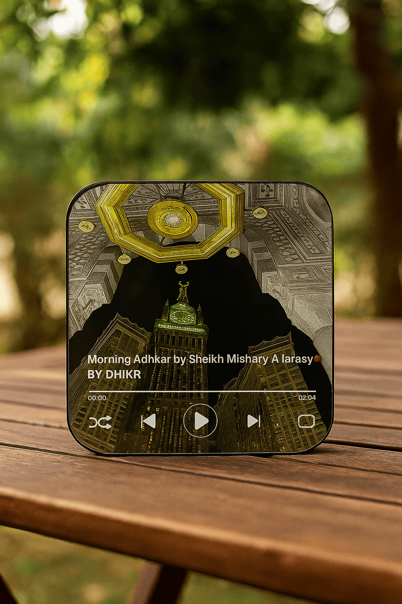 Islamic LED Audio Speaker – Makkah Clock Tower HD Quran & Adhkar Player